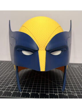 3D Printed Wolverine Face Mask Helmet Mesh Eyes Adult Mediumish